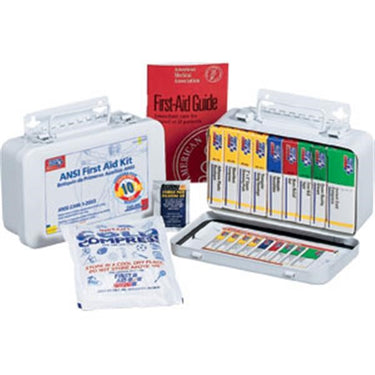 10-Unit Unitized Weatherproof First Aid Kit, 7 1/2